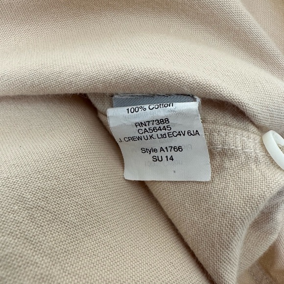 J.Crew Slim Fit Button Down Oxford Shirt Tan Color-Block A1766 - Picture 2 of 2